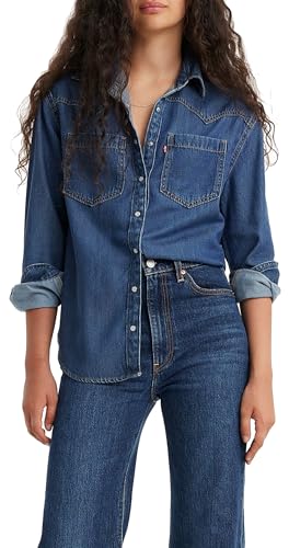 Levi's Damen Teodora Western Hemd, Air Space 5, XXS - Levi's Damen Teodora Western Hemd, Air Space 5, XXS - von Levi's