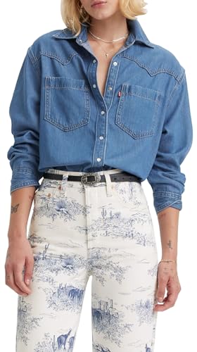 Levi's Damen Teodora Western Hemd, Going Steady 7, XL - Levi's Damen Teodora Western Hemd, Going Steady 7, XL - von Levi's