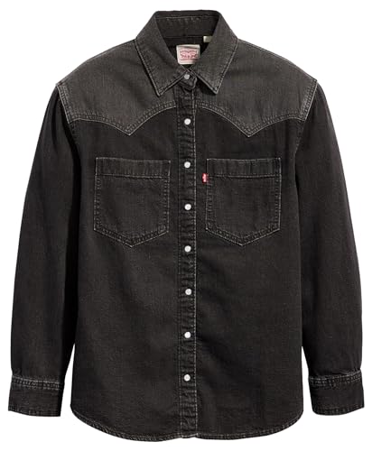 Levi's Damen Teodora Western Shirt Blacks, Off to The Ranch 2, XS von Levi's