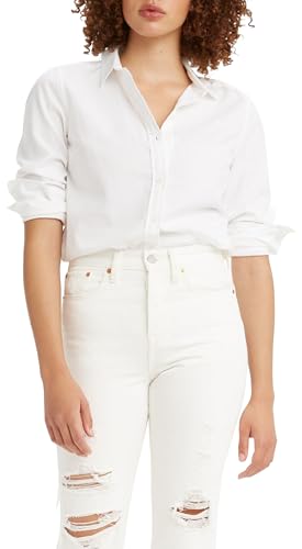 Levi's Damen New Classic Fit Bw Shirt Hemd, Bright White, S von Levi's