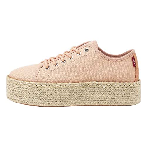 Levi's Damen Tijuana 2.0 Espadrille Sneakers, Light Orange, 38 EU von Levi's