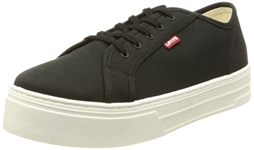 Levi's Damen Tijuana Sneakers, Regular Black, 43 EU von Levi's