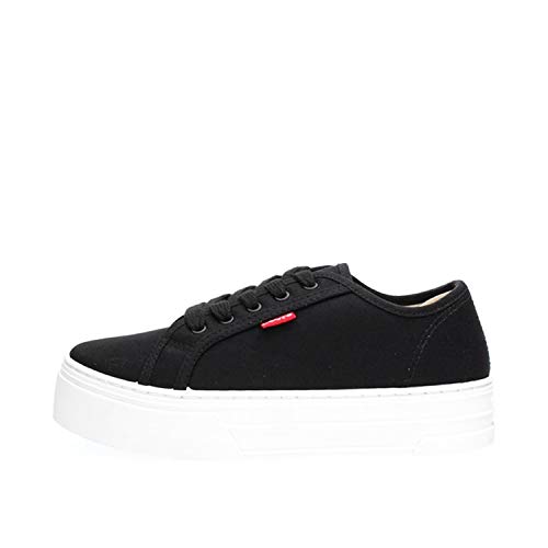 Levi's Damen Tijuana Sneakers, Regular Black, 43 EU Levi's Damen Tijuana Sneakers, Regular Black, 43 EU von Levi's