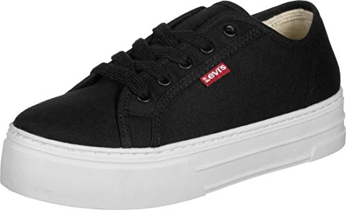 Levi's Damen Tijuana Sneaker, Schwarz, 36 EU von Levi's