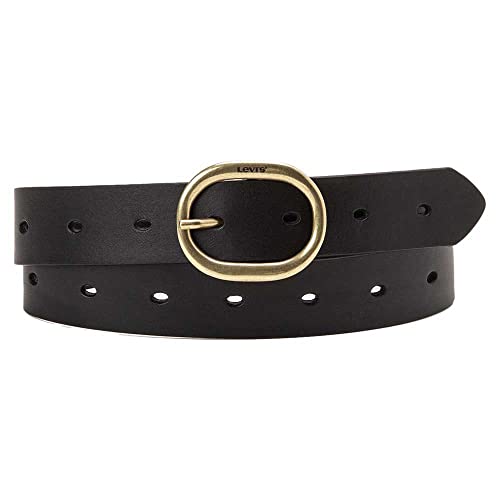 Levi's Damen Women's Belt HIGH-Low-GÜRTEL, Regular Black, 105 cm von Levi's