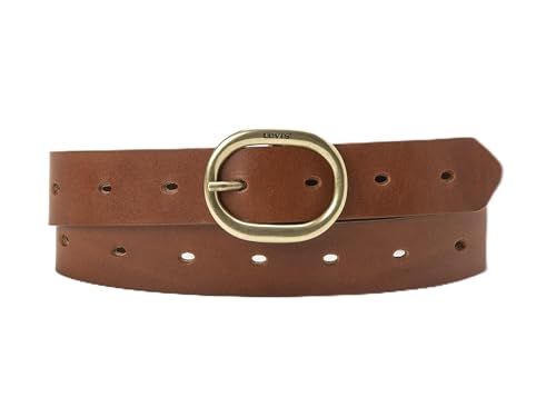 Levi's Damen Gürtel Womens High Low Belt, Cognac, 70 cm von Levi's