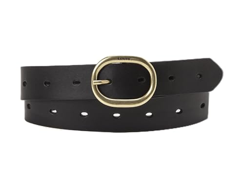 Levi's Damen Women's HIGH-Low Belt, Regular Black, 58 von Levi's