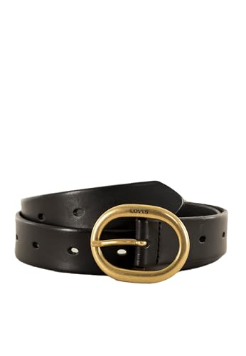 Levi's Damen Women's High-Low Belt, Regular Black, 65 cm von Levi's