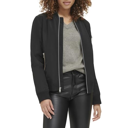 Levi's Damen Melanie Newport Bomberjacke (Regular & Übergröße) Jacke, Schwarz, M von Levi's