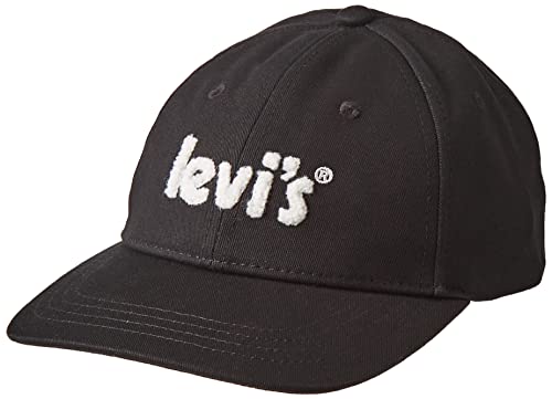 Levi's Damen Poster Logo Cap Baseballkappe, Regular Black, Einheitsgröße von Levi's