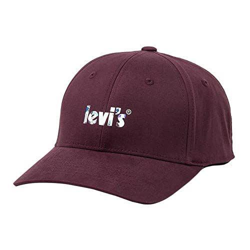 Levi's Damen Women's Poster Logo Flex Fit Cap, Purpur (Dark Purple), One Size von Levi's