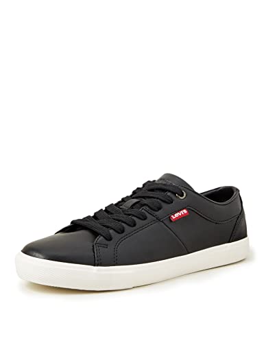 Levis Damen Woods W Sneaker, 37 EU, regular Black von Levi's