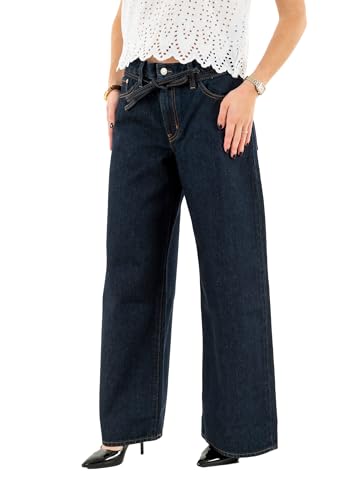 Levi's Damen XL Straight Jeans, Dream Nice Dreams, 30W x 29L von Levi's