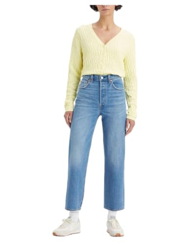 Levi's Damen Ribcage Straight Ankle Jeans,Dance Around,23W / 29L von Levi's