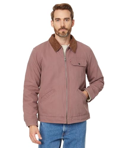 Levi's Depot Herren-Jacke aus Baumwollleinen, Malvenfarben, XXL Levi's Depot Herren-Jacke aus Baumwollleinen, Malvenfarben, XXL von Levi's
