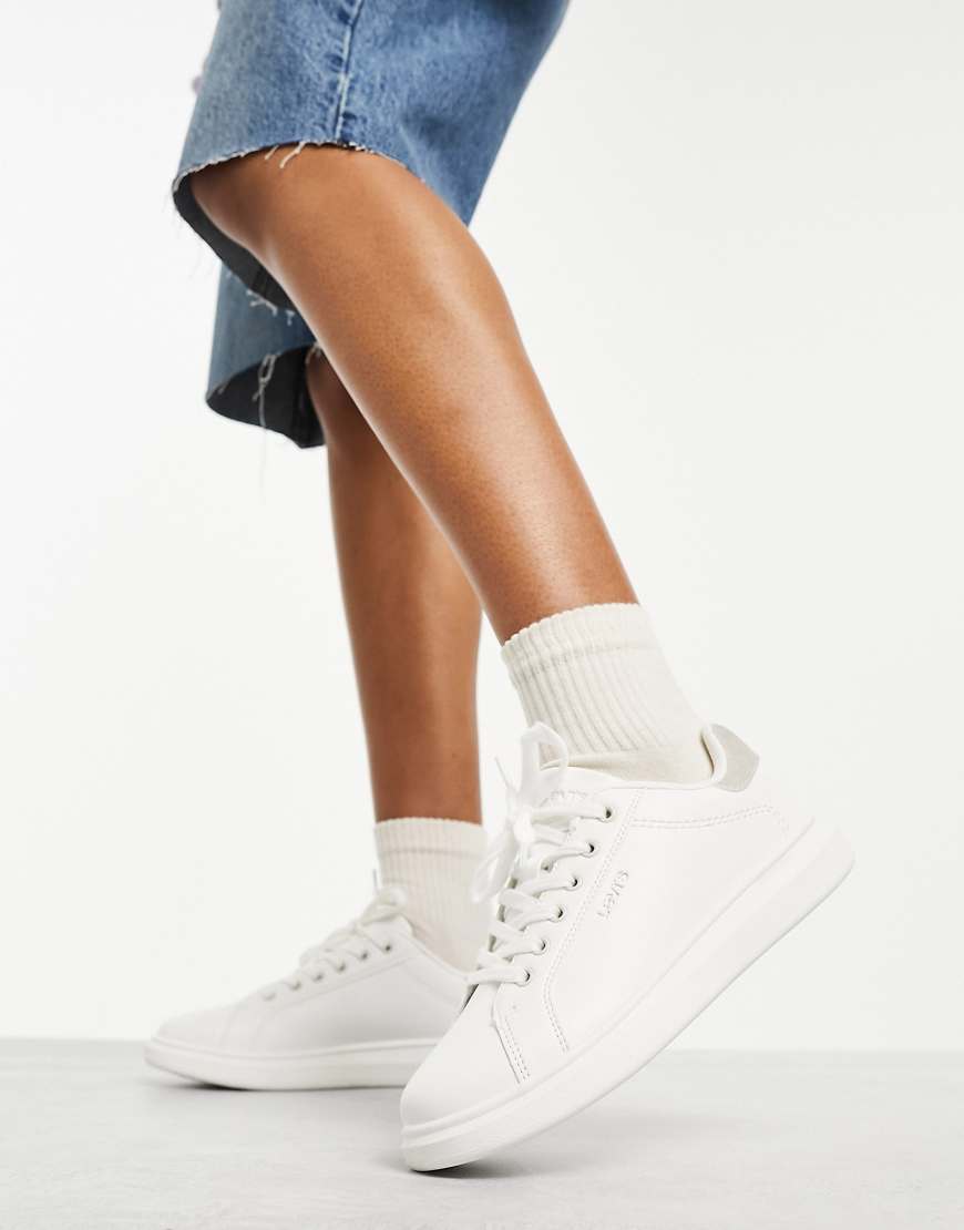 Levi's - Ellis - Leder-Sneaker in Weiß mit Logo Levi's - Ellis - Leder-Sneaker in Weiß mit Logo von Levi's