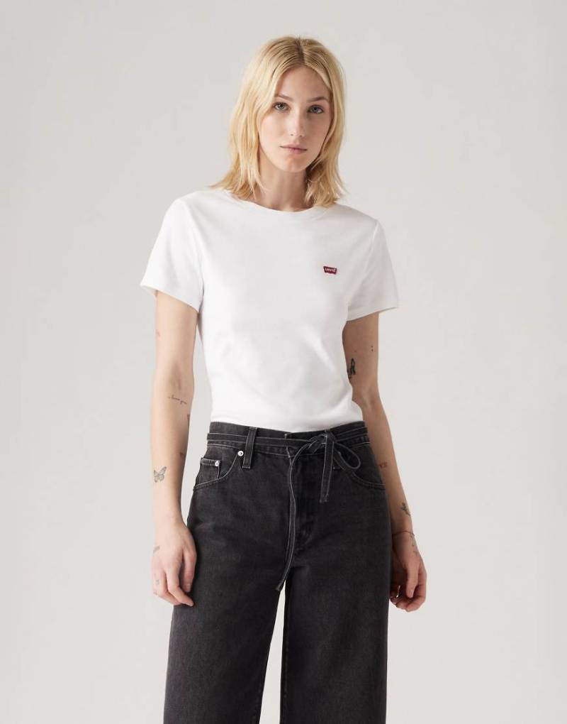Levi's - Essential - Kurzärmliges T-Shirt in neutraler Farbe-Weiß von Levi's