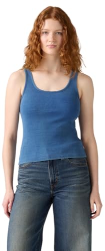 Levi's Essential Rib Tank Indigo Rib Light Indi von Levi's