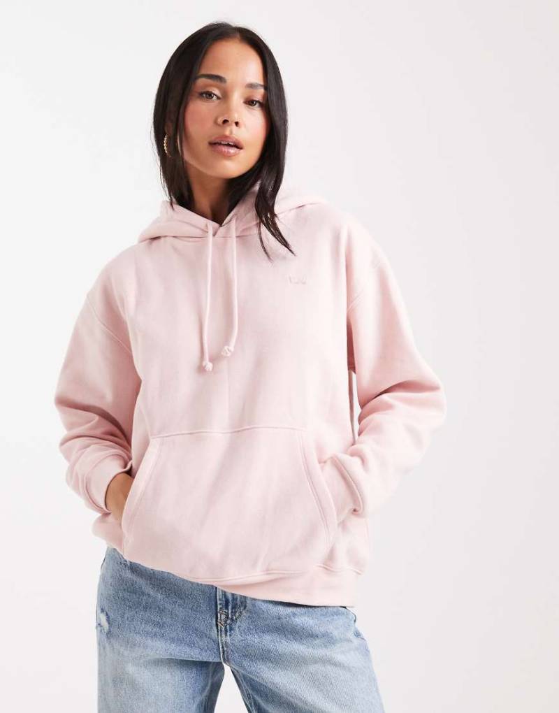 Levi's - Everyday - Kapuzenpullover in Pastellrosa mit farblich abgestimmtem Logo von Levi's