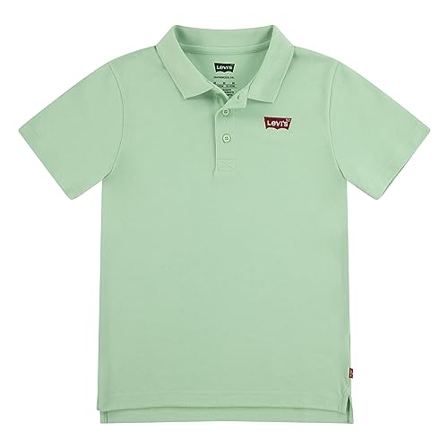 Levi's Garçon Back Neck Tape Jungen Lvb Nackenband Polo 9ea893 Polohemd, Meadow, 10 Jahre, Wiese von Levi's