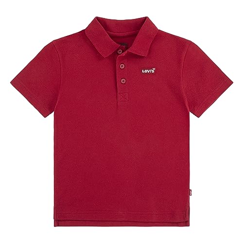 Levi's Garçon Back Neck Tape Polo Jungen Lvb Nackenband 8ea893 Polohemd, rot/weiß, 8 Jahre von Levi's