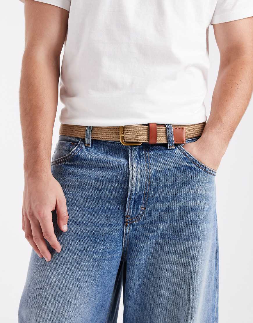 Levi's - Gürtel aus Stretchgewebe in Beige-Neutral von Levi's