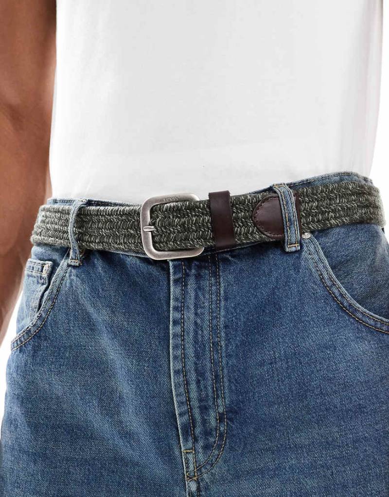 Levi's - Gürtel aus Stretchgewebe in Olivgrün von Levi's