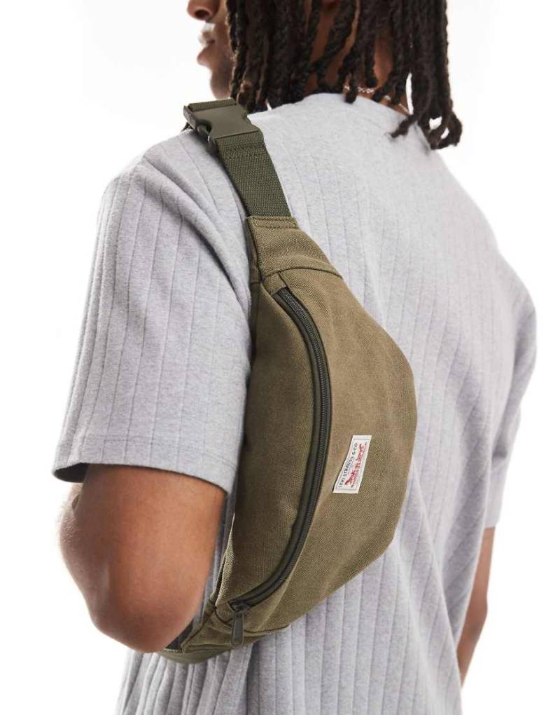 Levi's - Gürteltasche zum Umhängen in Olivgrün mit Logo von Levi's
