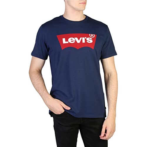 Levi's Herren Graphic Set-In Neck T-Shirt, Dress Blues, M von Levi's