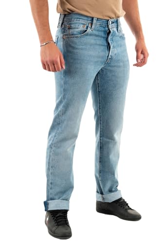 Levi's Herren 501 Original Fit Jeans, Glassy Waves, 34W / 34L von Levi's