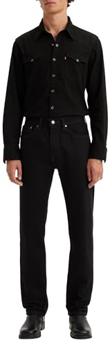 Levi's Herren 505 Regular Fit StraightJeans , Schwarz, 30W / 32L von Levi's