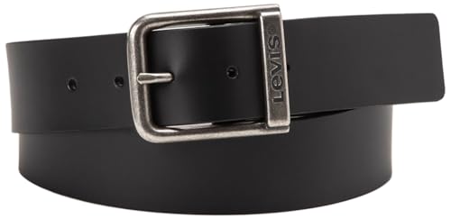 Levi's Men's RED TAB Mainline Leather Belts, Schwarz, 75 von Levi's
