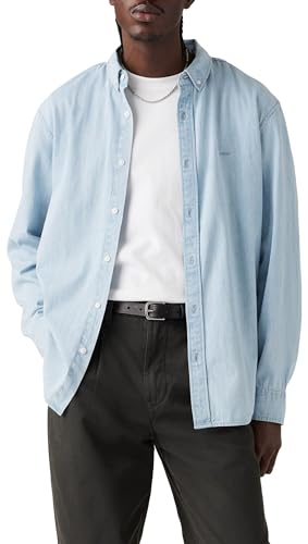 Levi's Herren Authentic Button Down Andre Light Wash L von Levi's