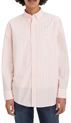 Levi's Herren Authentic Button Down Dean Stripe Pink Icing L von Levi's