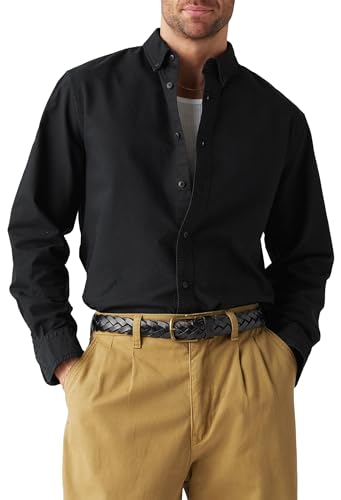 Levi's Herren Authentic Button Down Kincaid Jet Black Garment Dye S von Levi's