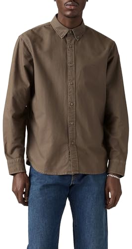 Levi's Authentic Button Down Khaki Green Garmen von Levi's