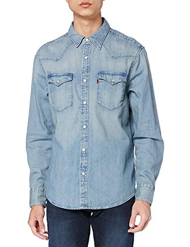 Levi's Herren Barstow Western Standard Hemd,Red Cast Stone,S von Levi's