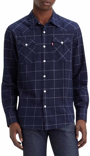 Levi's Herren Barstow Western Standard Hemd,Indigoyd2 Dk.Indigo,XS von Levi's