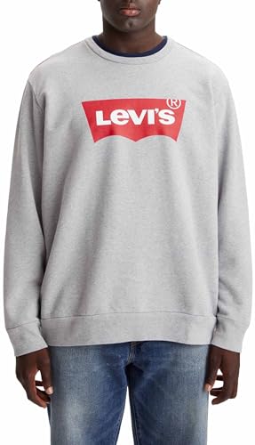 Levi's Herren Big & Tall Graphic Crewneck Sweatshirt Big Crew Mhg (Grau) 1XL von Levi's