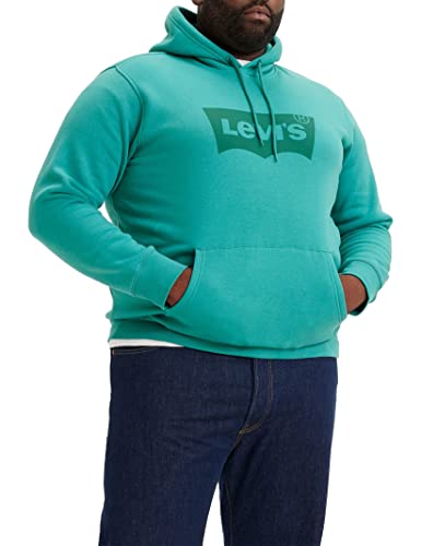 Levi's Herren Big & Tall Graphic Hoodie , Batwing Green-Blue Slate, Grün, 4XL von Levi's