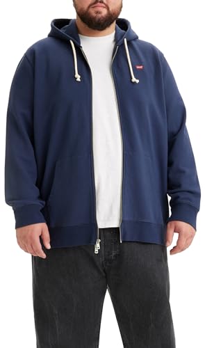 Levi's Herren Big & Tall Original Housemark Zip Up Hoodie Kapuzenpullover, Naval Academy, 1XL von Levi's