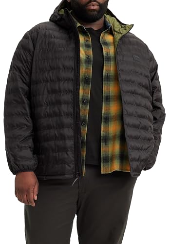 Levi's Herren Big & Tall Pierce Packable, Jet Black, 4XL Levi's Herren Big & Tall Pierce Packable, Jet Black, 4XL von Levi's