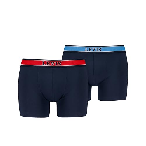Levi's Herren Boxer Bodywear, Navy Red Combo, S von Levi's