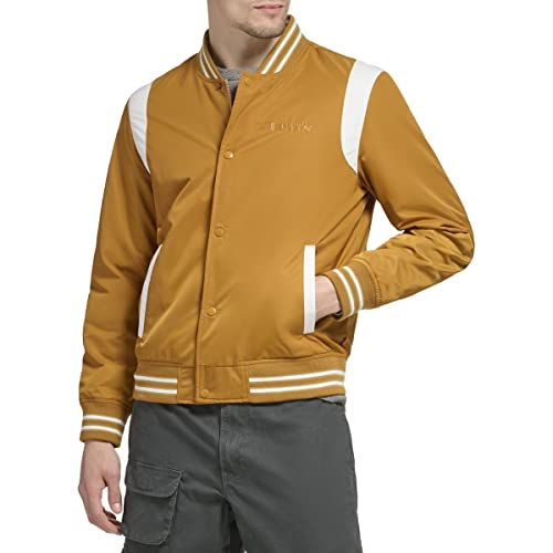Levi's Herren Colorblock Varsity Bomberjacke Jacke, Spice Racer Stripe, M Levi's Herren Colorblock Varsity Bomberjacke Jacke, Spice Racer Stripe, M von Levi's