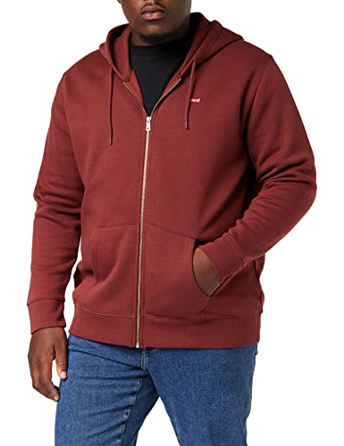 Levi's Herren Core NG Sweatshirt mit Reißverschluss Port (Rot) S von Levi's