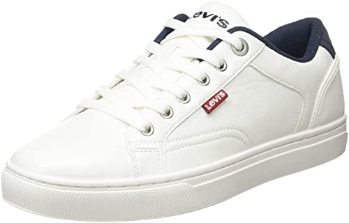 Levi's Herren Courtright Sneaker, weiß, 42 EU von Levi's