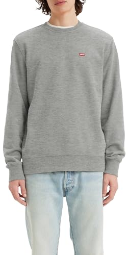 Levi's Herren-Sweatshirt mit Rundhalsausschnitt, Meißelgraues Heidekraut von Levi's