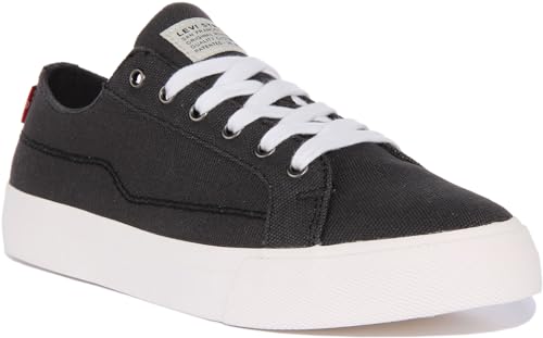 Levi's Herren Decon Lace Sneakers, Normale Schwarz, 42 EU von Levi's