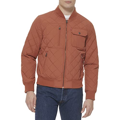 Levi's Herren Diamond Quilted Bomberjacke Jacke, Ton, S Levi's Herren Diamond Quilted Bomberjacke Jacke, Ton, S von Levi's