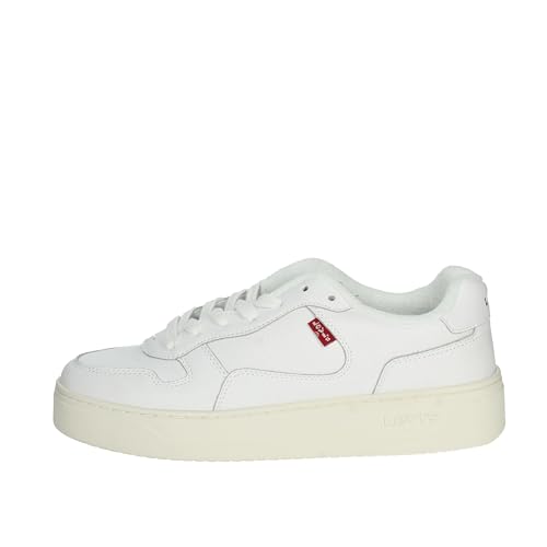Levi's Herren Glide Sneakers, Regular White, 44 EU von Levi's